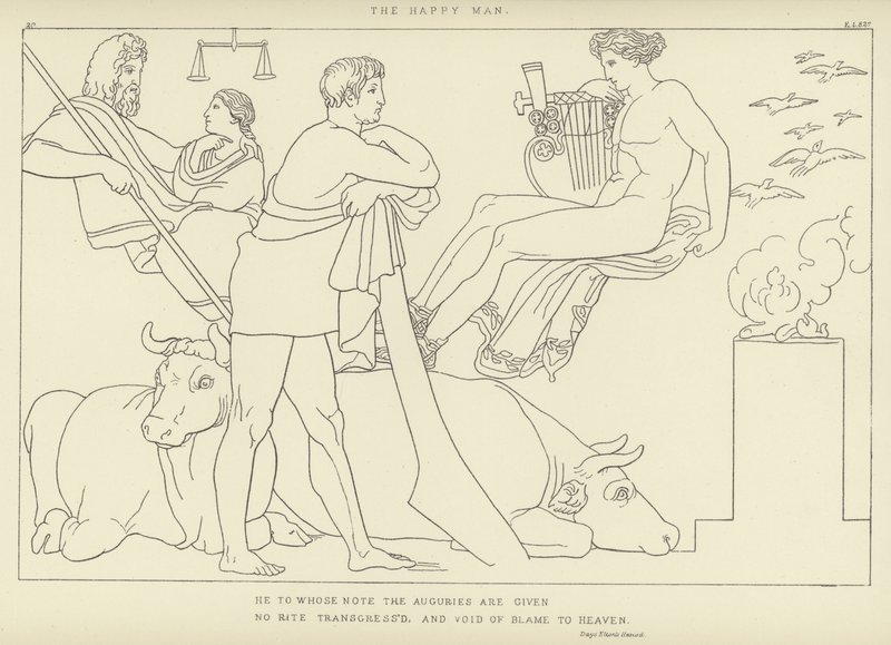 Den lyckliga mannen av John Flaxman