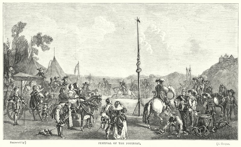 Festival of the Popinjay (gravyr) av John Frederick Tayler