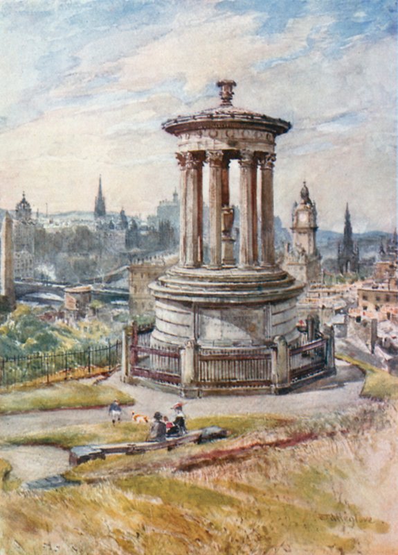 Edinburgh från Calton Hill av John Fulleylove