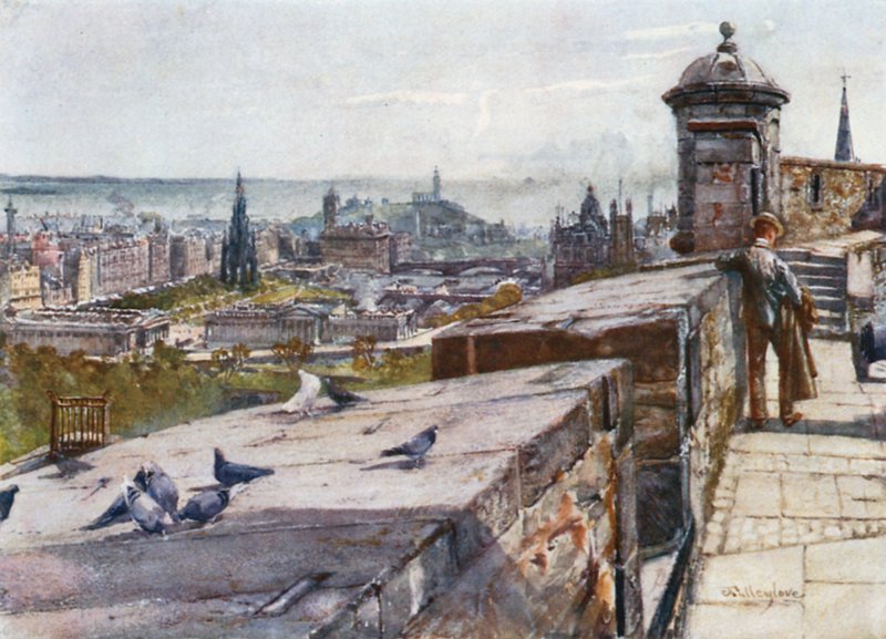 Edinburgh kutoka Castleswed av John Fulleylove