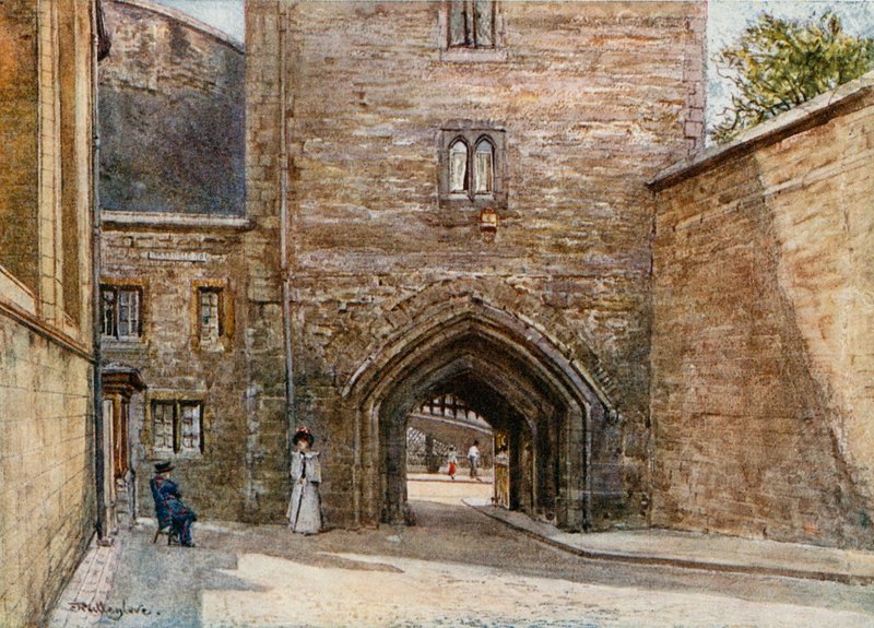 Porten till Bloody Tower, med ingång till Jewel House av John Fulleylove