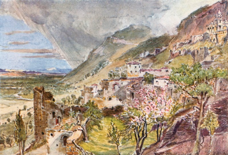 Mistra och Eurotas dal av John Fulleylove