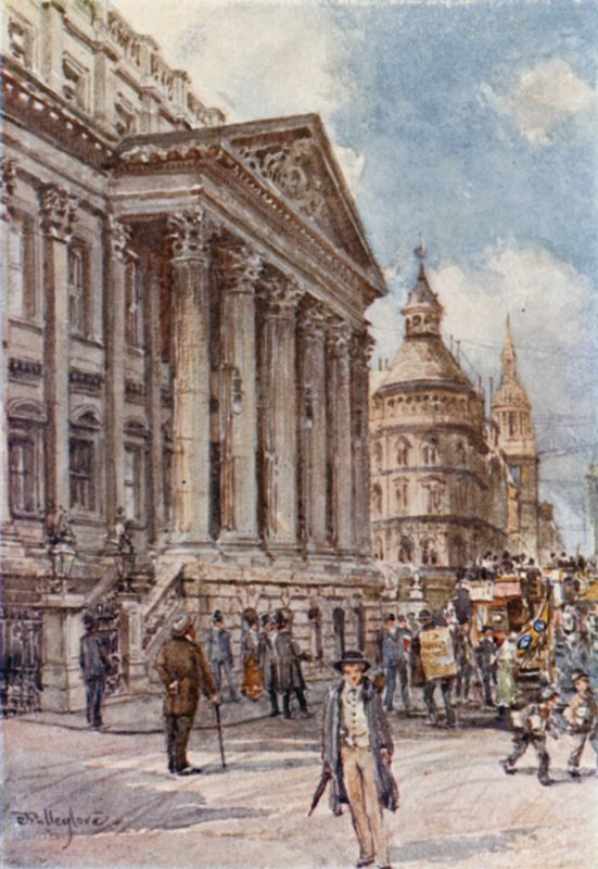 The Mansion House och Cheapside av John Fulleylove