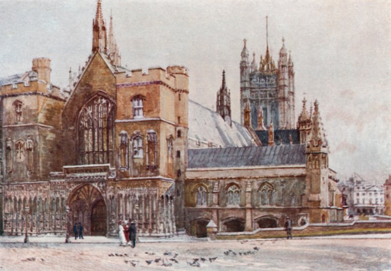Westminster Hall och Victoria Tower av John Fulleylove