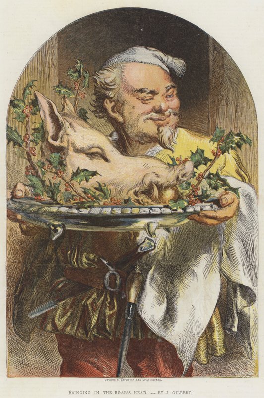 Att ta in vildsvinshuvudet av John Gilbert
