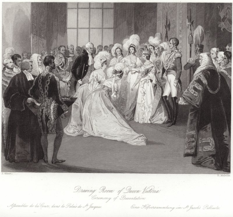 Drottning Victorias salong av John Gilbert