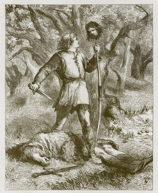 Robin Hood och Guy av Gisborne av John Gilbert