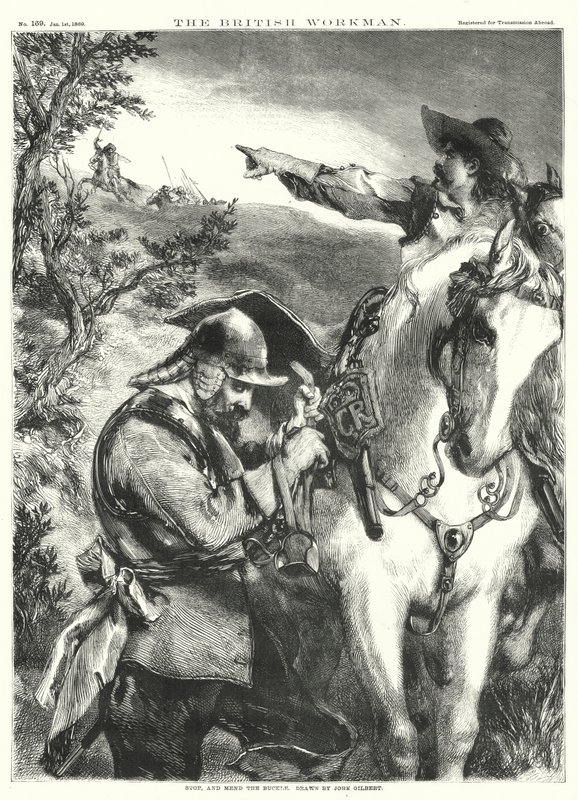 Stanna och laga spännet (gravyr) av John Gilbert