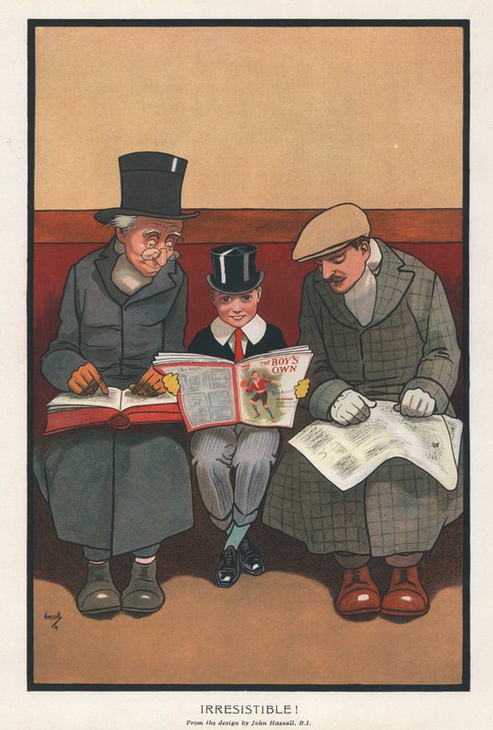 De vackraste fläckarna på denna plats (färg litho) av John Hassall
