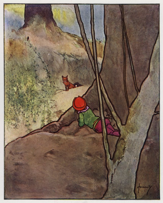 Räven (färg litho) av John Hassall