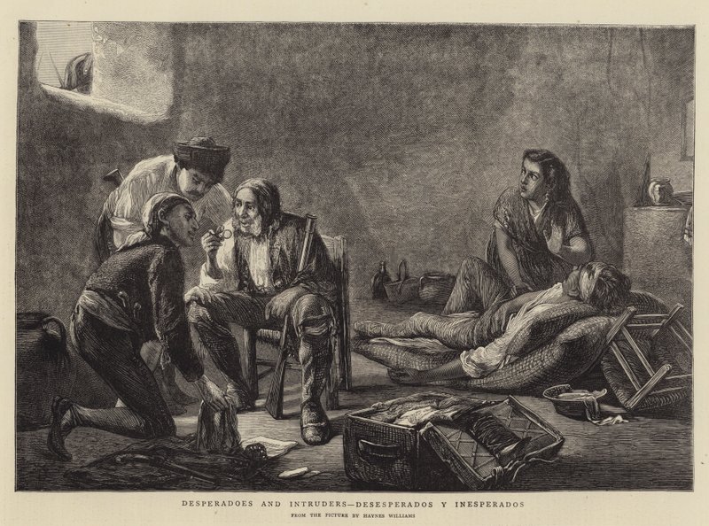 Desperadoes och inkräktare, Desperadoes och inkräktare av John Haynes Williams