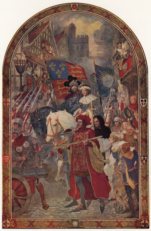 Henrik VI. Slaget vid Barnet, 1471 av John Henry Amshewitz