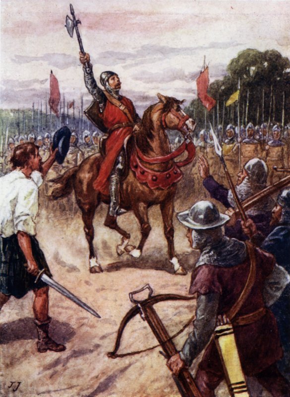 William Wallace i slaget vid Falkirk, Skottland av John Jellicoe