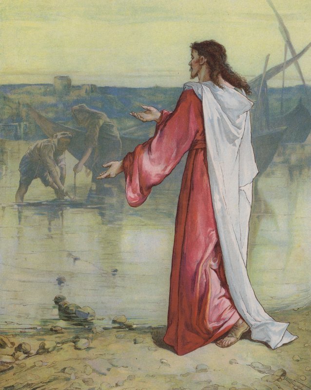 Jesus kallar sina lärjungar av John Lawson