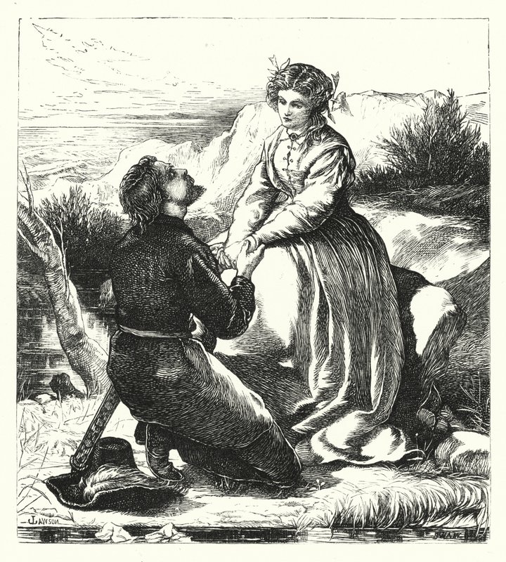 Kärlekskalender (gravyr) av John Lawson