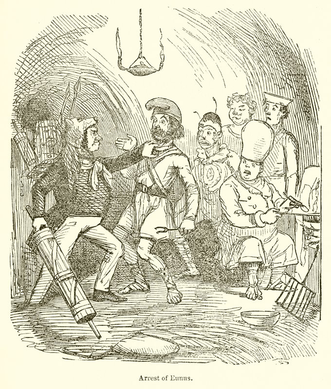 Arrestering av Eunus av John Leech