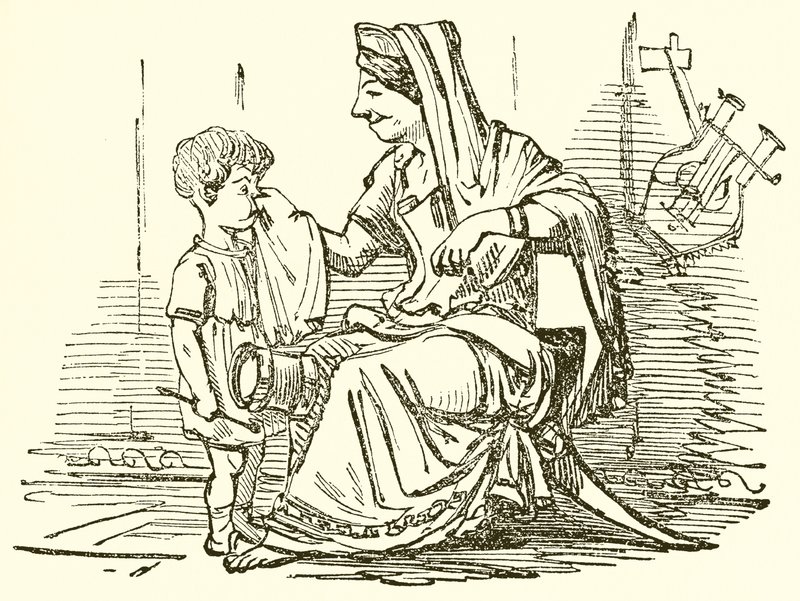 Cornelia, Gracchis moder av John Leech