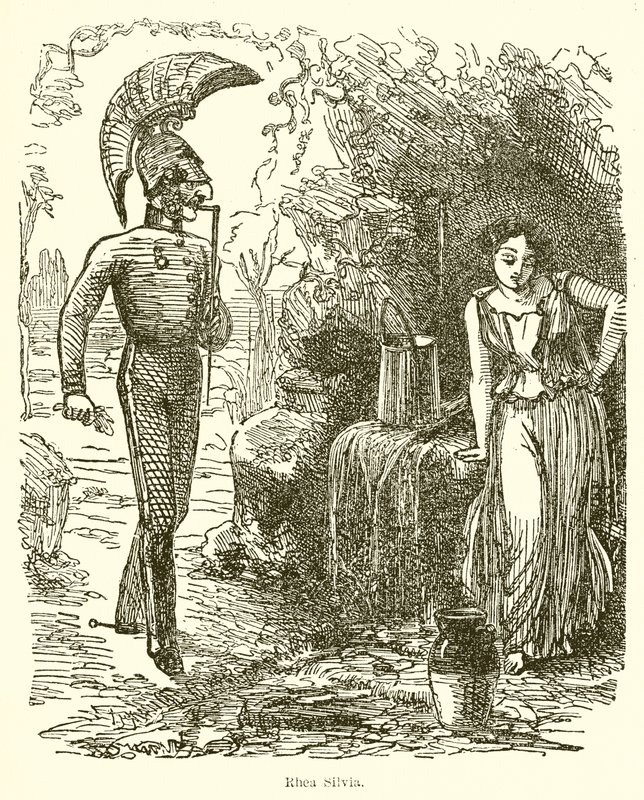 Rhea Silvia av John Leech