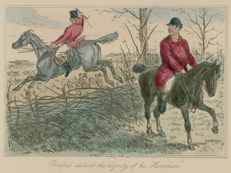 Romford stör sin jägmästares värdighet av John Leech