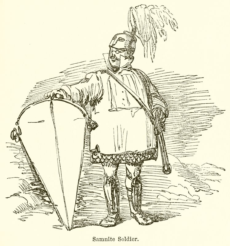 Samnite-soldat av John Leech