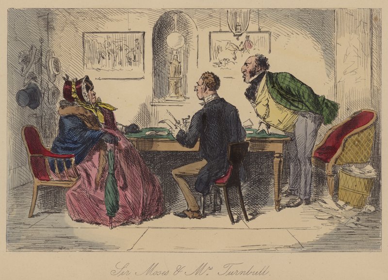 Sir Moses och Mrs Turnbull av John Leech