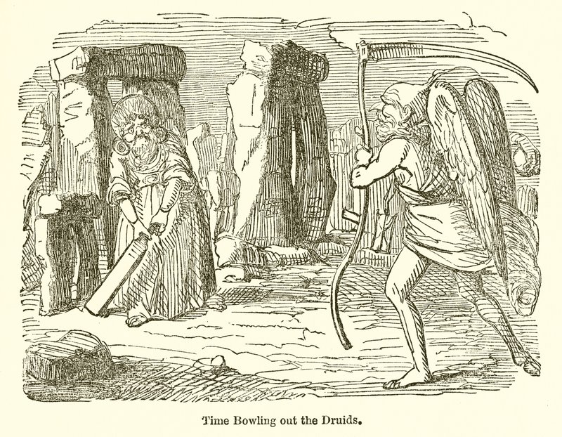 Tid att bowla ut druiderna av John Leech