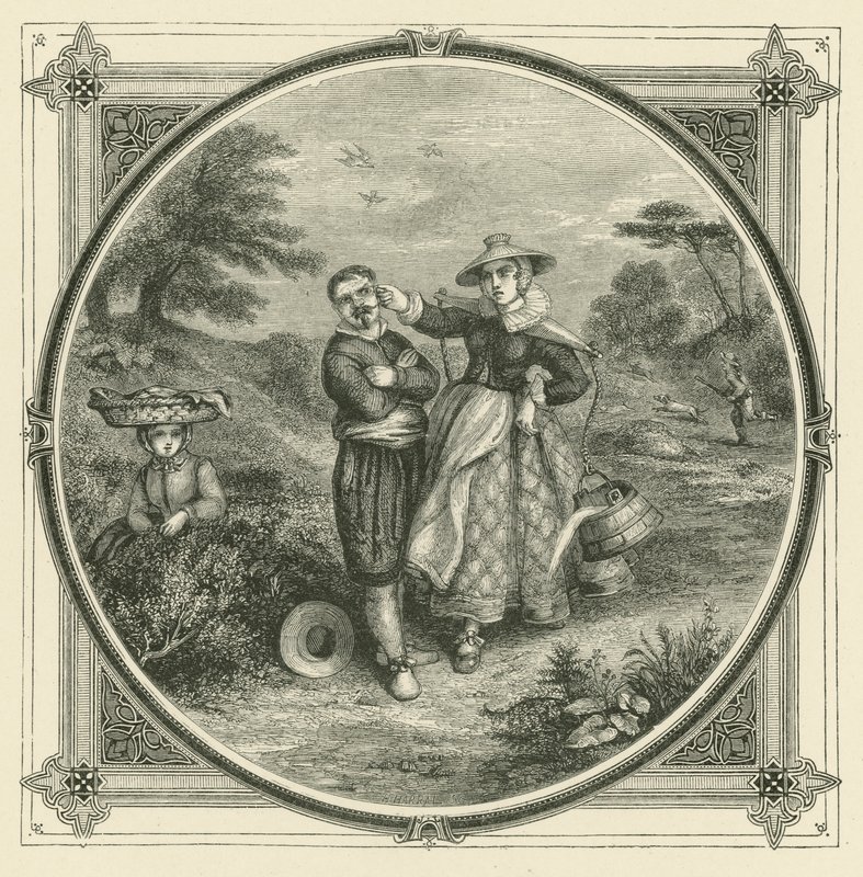 Ingen kan älska thetis och galatea samtidigt (gravyr) av John Leighton