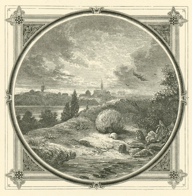Lek, men kyskt (gravyr) av John Leighton