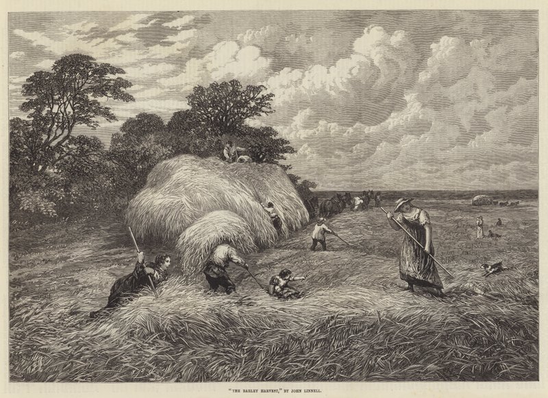 Kornskörden av John Linnell