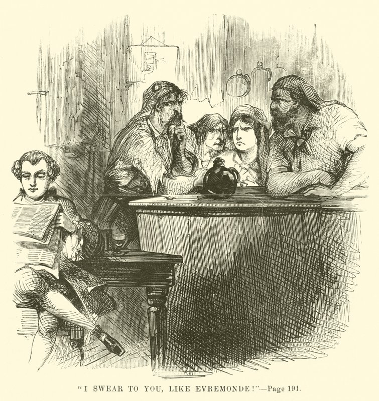 Illustration till A Tale of Two Cities av Charles Dickens av John McLenan
