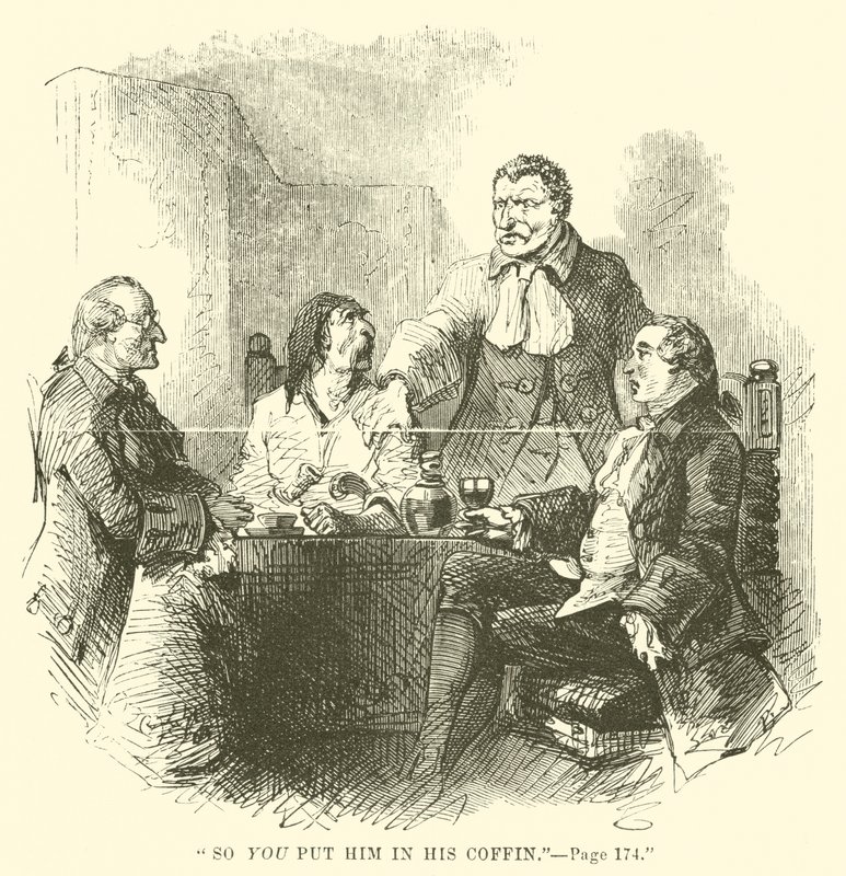Illustration till A Tale of Two Cities av Charles Dickens av John McLenan