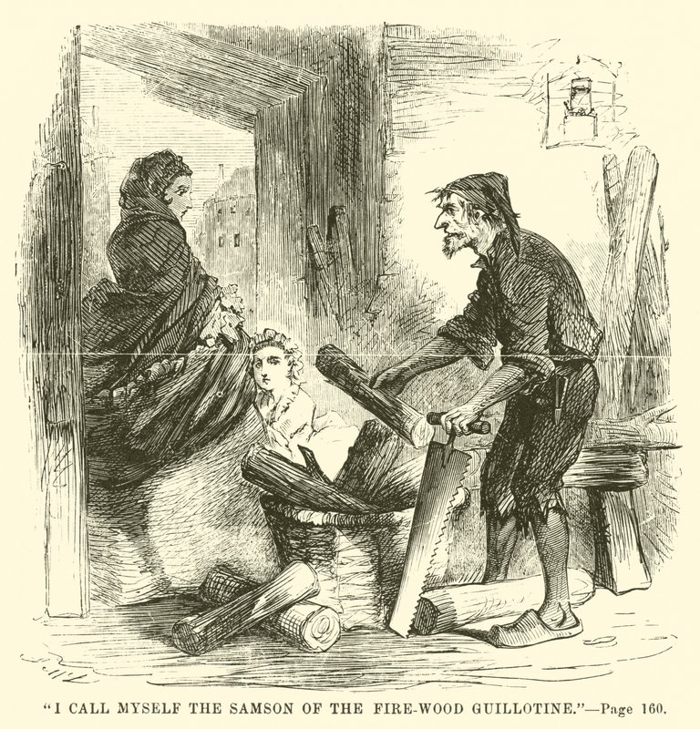 Illustration till A Tale of Two Cities av Charles Dickens av John McLenan