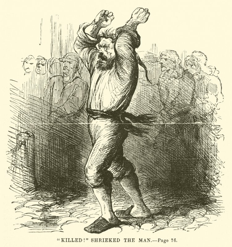 Illustration till A Tale of Two Cities av Charles Dickens av John McLenan