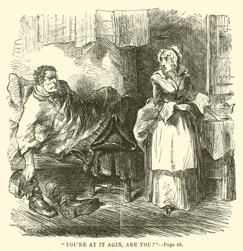 Illustration till A Tale of Two Cities av Charles Dickens av John McLenan