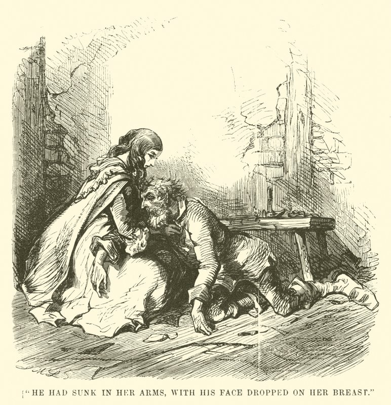 Illustration till A Tale of Two Cities av Charles Dickens av John McLenan