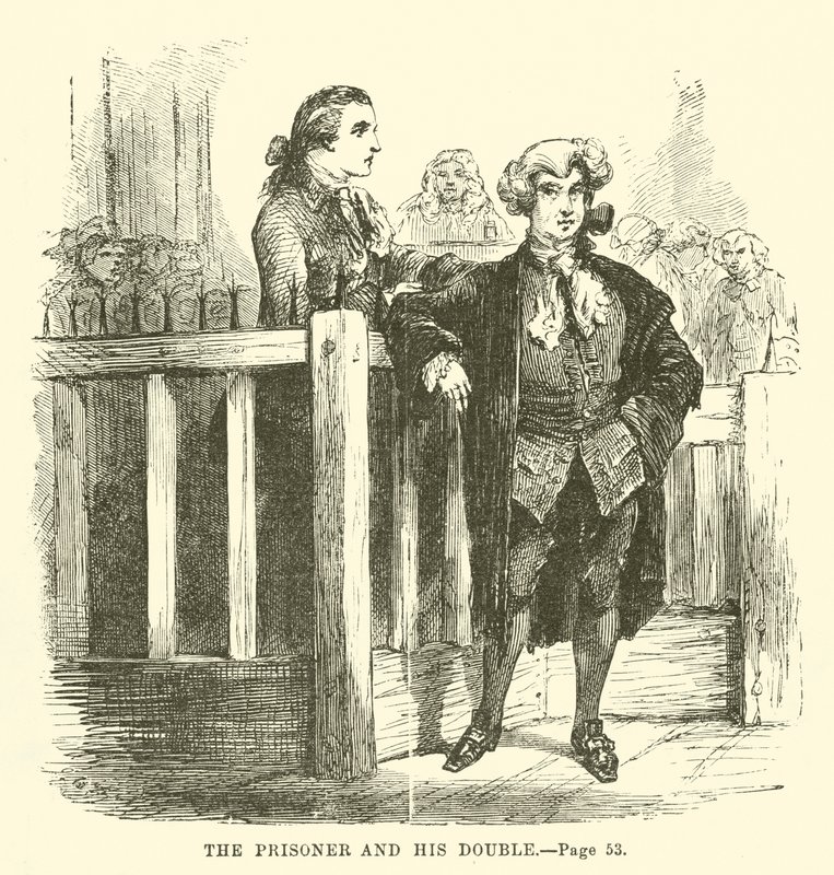 Illustration till A Tale of Two Cities av Charles Dickens av John McLenan