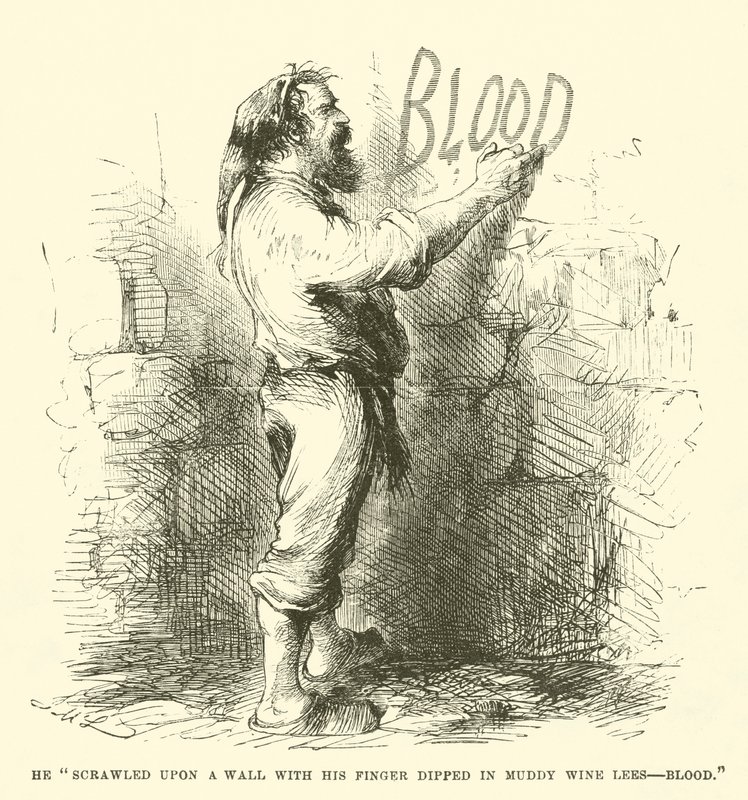 Illustration till A Tale of Two Cities av Charles Dickens av John McLenan
