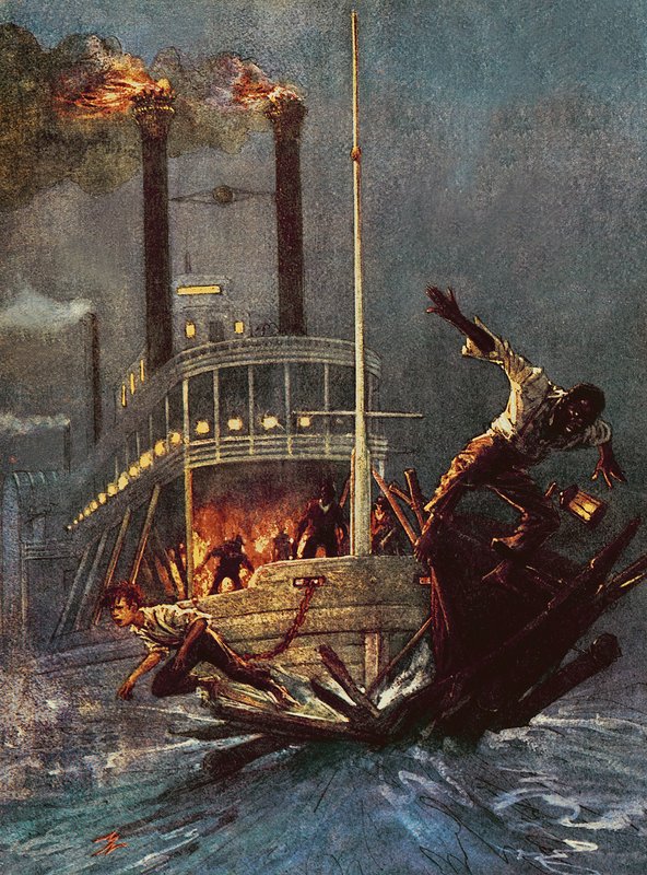 Huckleberry Finn av John Millar Watt