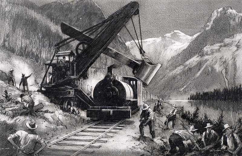 Vem sa... "Det här galna projektet". Byggandet av Canadian Pacific Railway av John Millar Watt