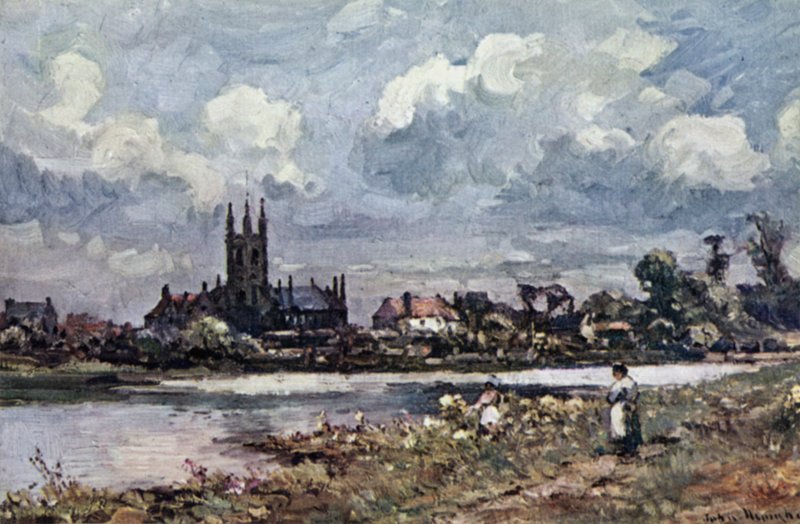 Hampton (färg litho) av John Muirhead