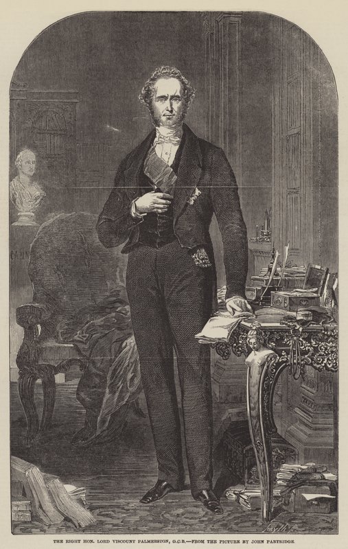 Den rätte ärade Lord Viscount Palmerston, GCB av John Partridge