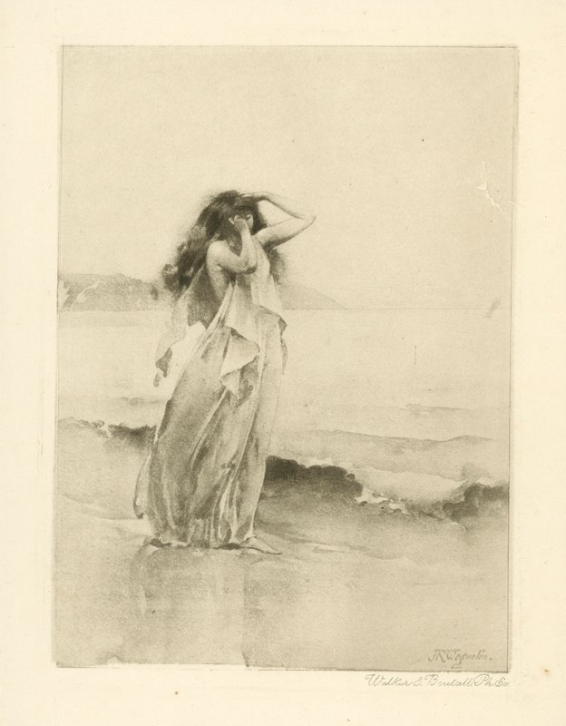 Illustration till Catullus dikter (fotogravyr) av John Reinhard Weguelin