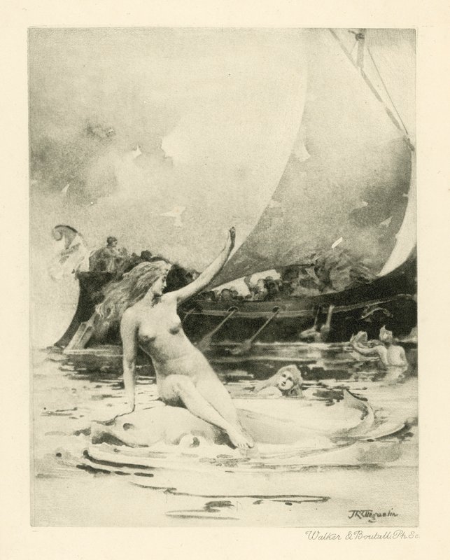 Illustration till Catullus dikter (fotogravyr) av John Reinhard Weguelin