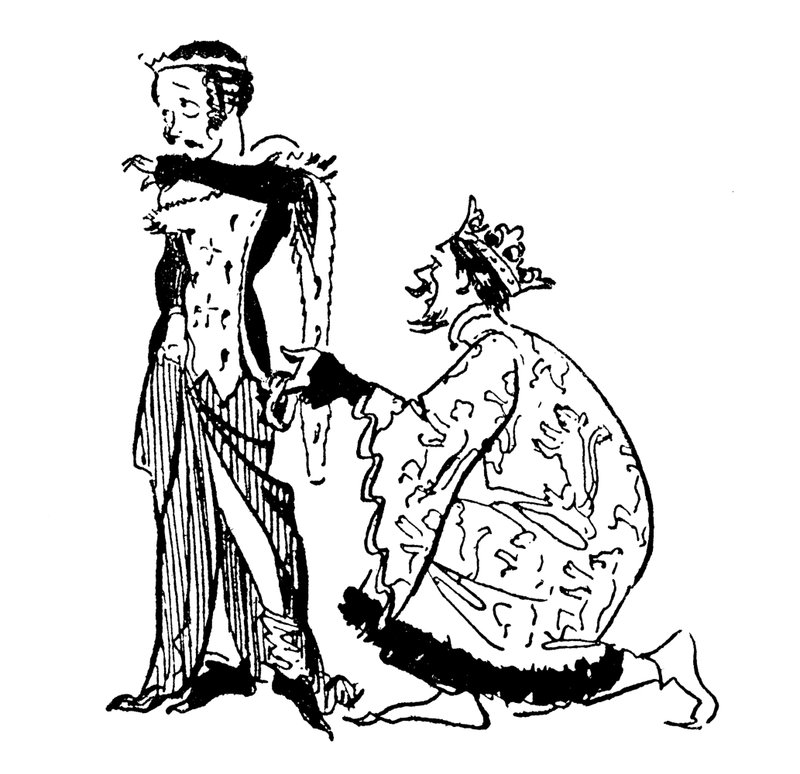 Kung Edward III och strumpebandet av John Reynolds