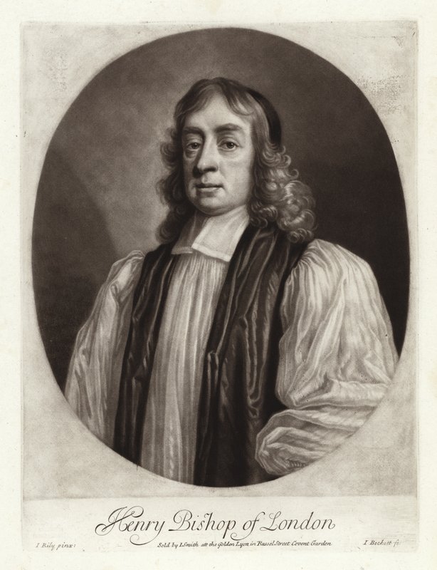 Porträtt av Henry Compton, biskop av London av John Riley