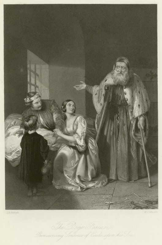 De två Foscari av John Rogers Herbert