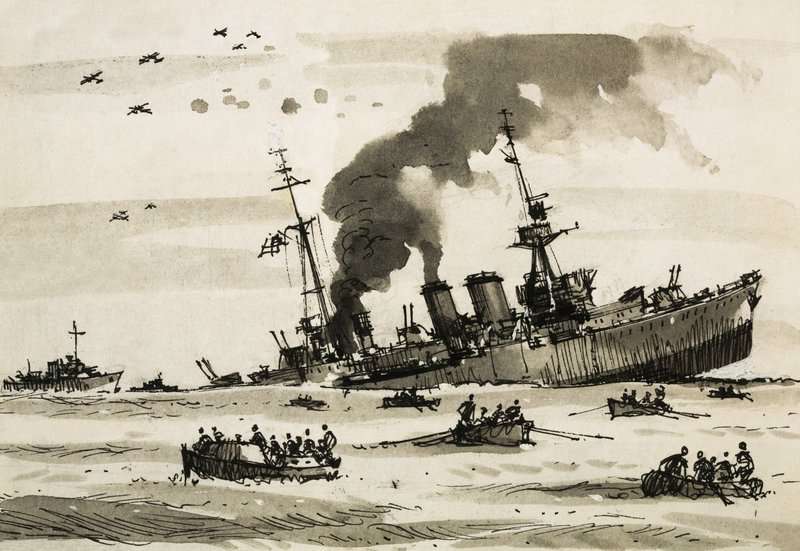 Efter Malta-operationen 1942 sänktes Cairo av brittiska jagare av John S. Smith