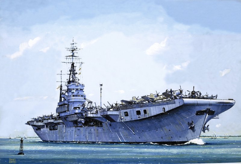 HMS Emperor, ombyggt från handelsfartyg till hangarfartyg under andra världskriget av John S. Smith