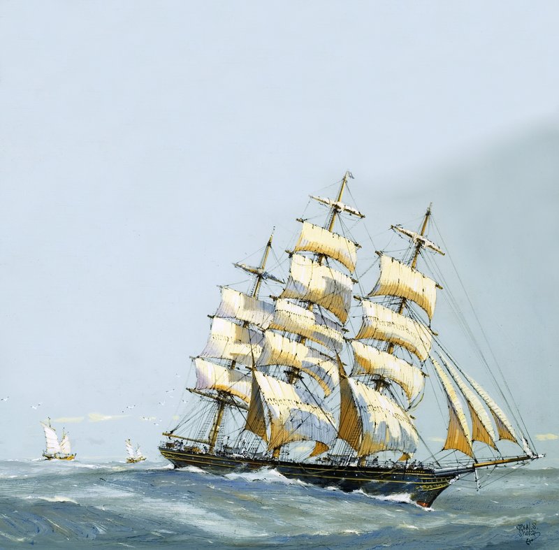 Klipper på väg hem lastat med de finaste teerna från Kina av John S. Smith
