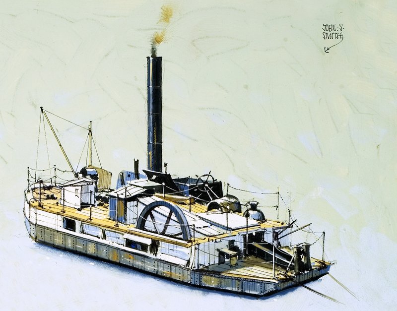 Bertha, ett muddringsfartyg från 1844 av John S. Smith